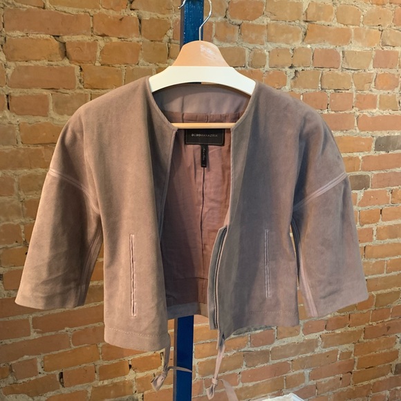 BCBG MaxAzria Faux Suede Jacket - Picture 6 of 7